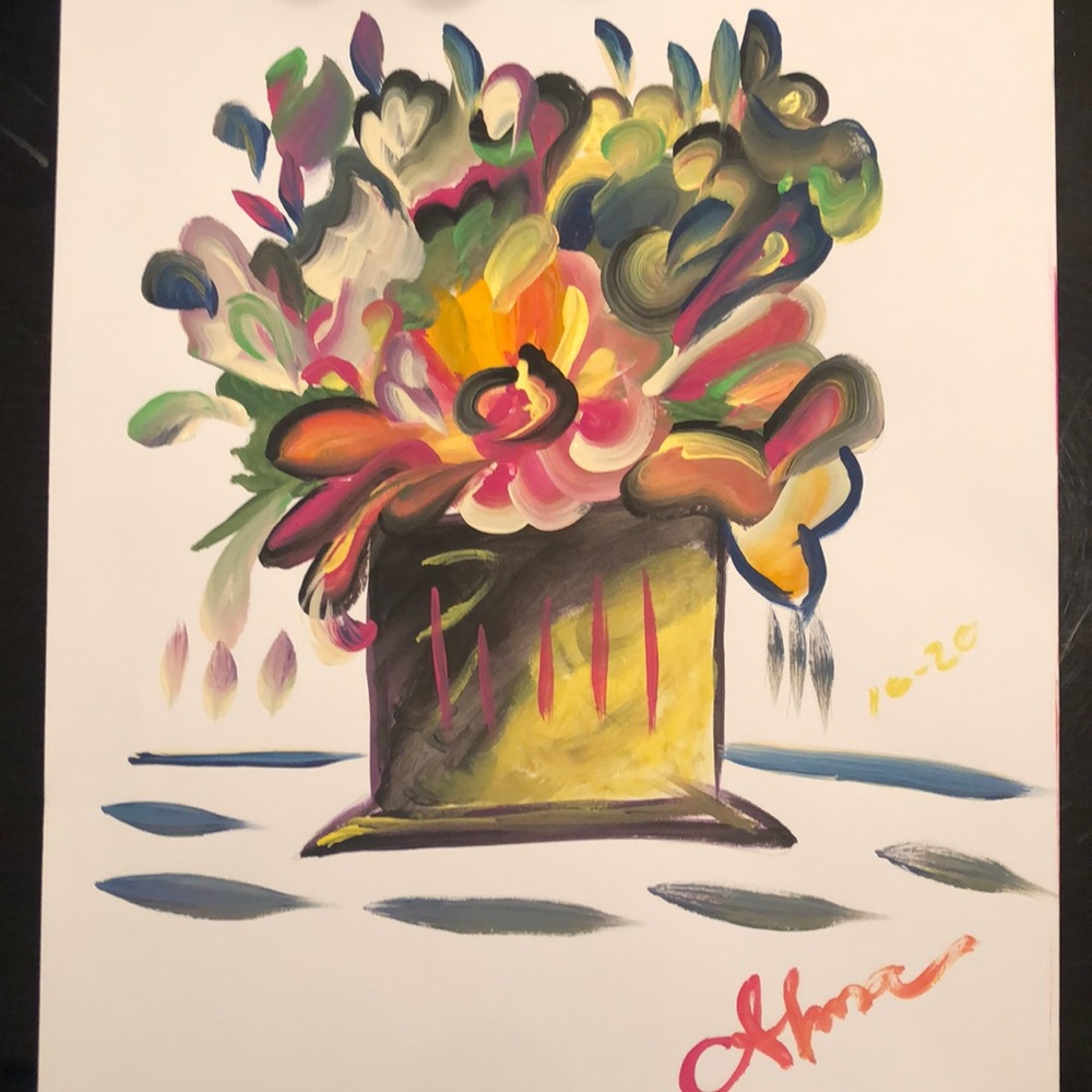 11x14 Mixed Media hand painting